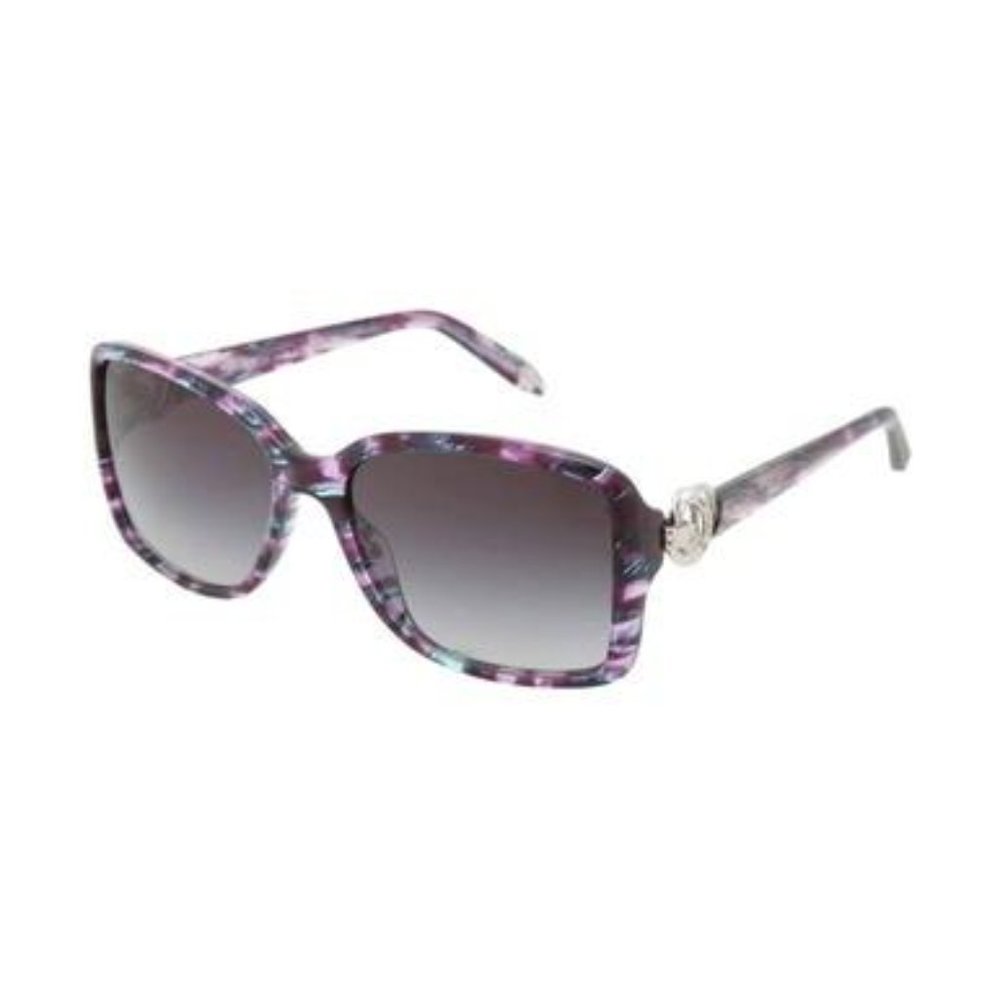 Genuine Tiffany & Co.Crystal Plum Oversize Grey Gradient Lens Sunglasses - New